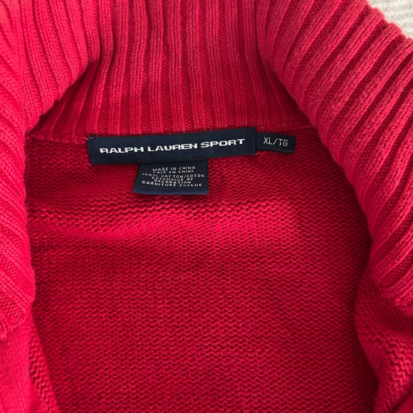 Ralph Lauren Sport Cable Knit Zip up - Picture 7 of 7